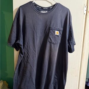 Carhartt Men's Dark Blue Short Sleeve Tee